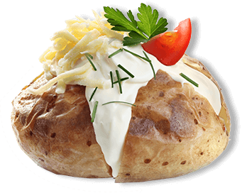 Potato with sour cream