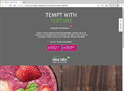 Ingredion Textures Microsite