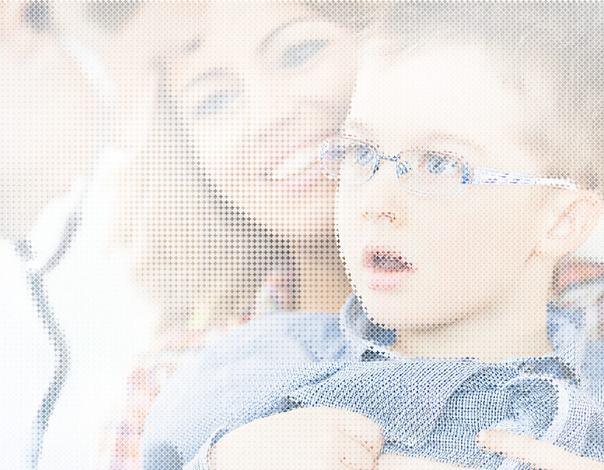 Little Boy with Mother